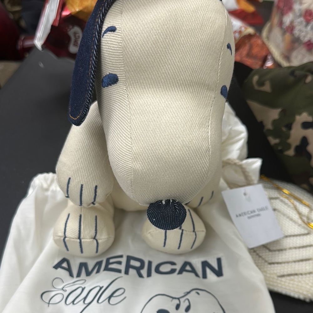American Eagle Snoopy Plush Toy